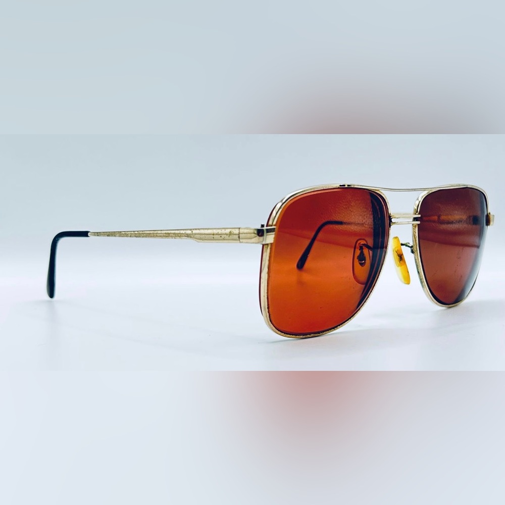 Vintage Sterling Optical Gold Pilot Sunglasses Frames Only